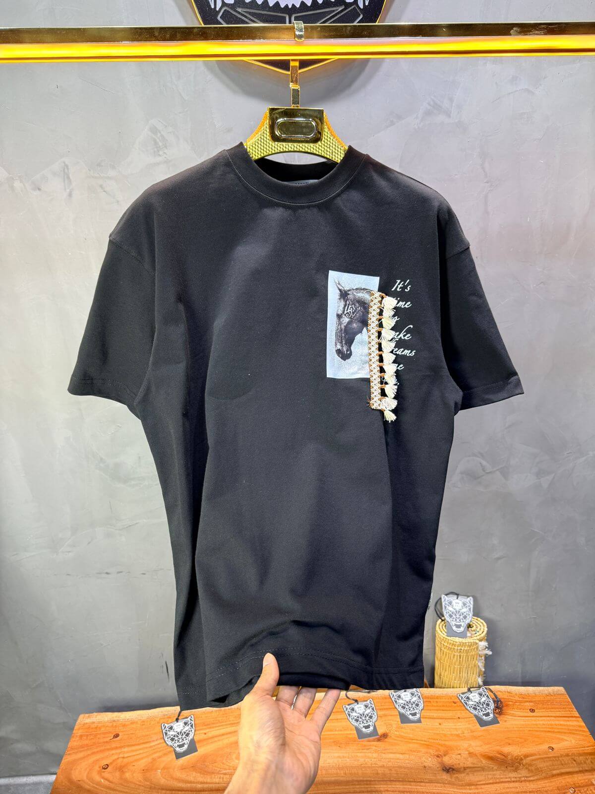 T-Shirt Oversize Noir 5106