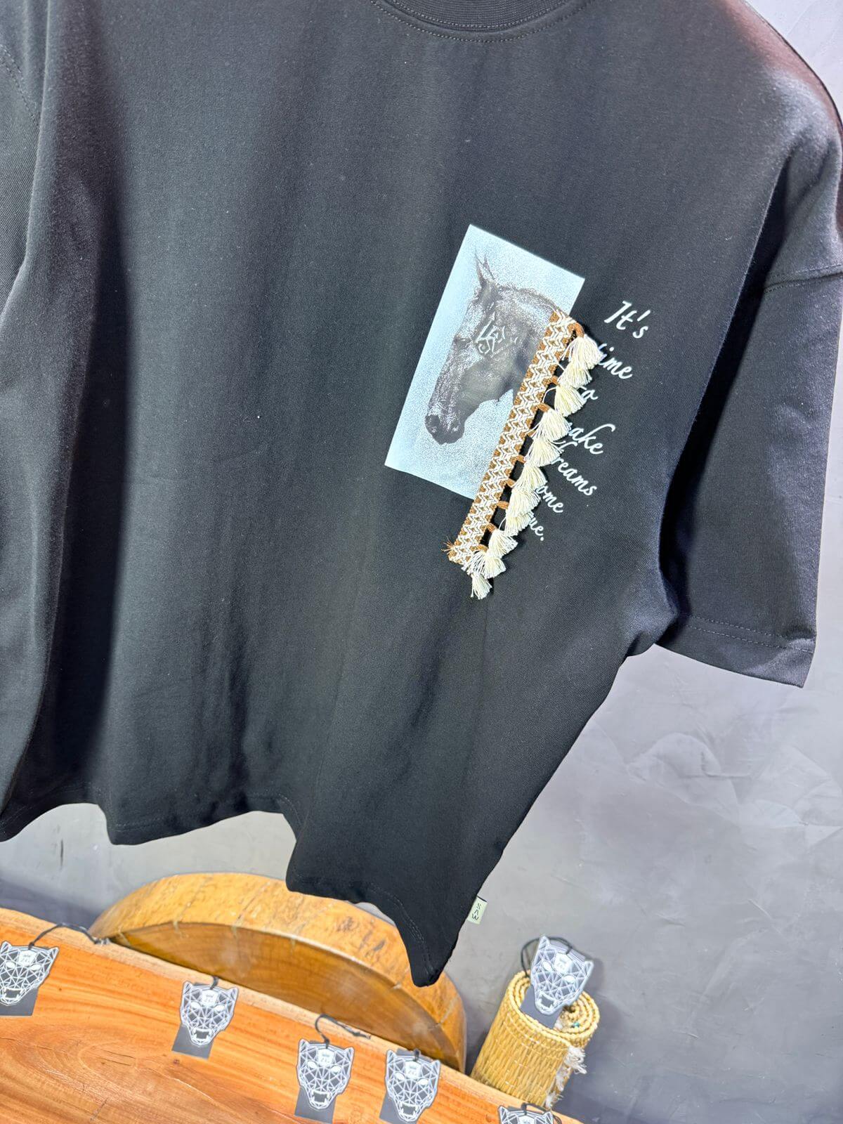 T-Shirt Oversize Noir 5106