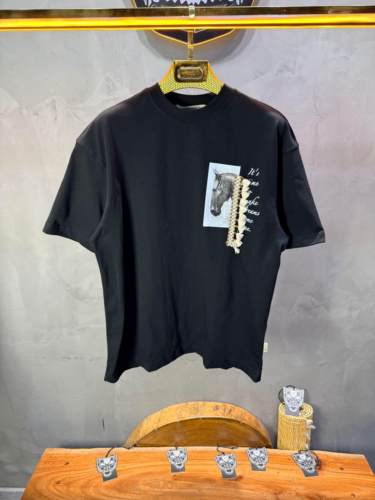 T-Shirt Oversize Noir 5106