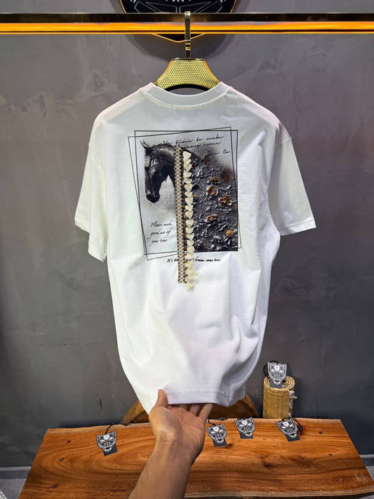 T-Shirt Oversize Blanc 5106