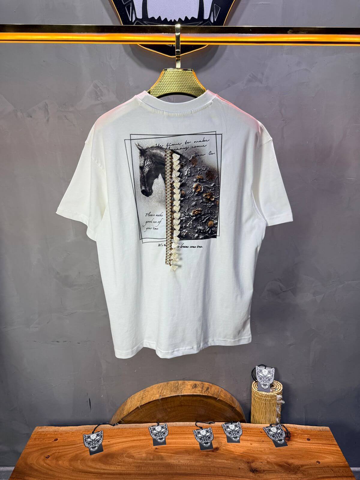 T-Shirt Oversize Blanc 5106