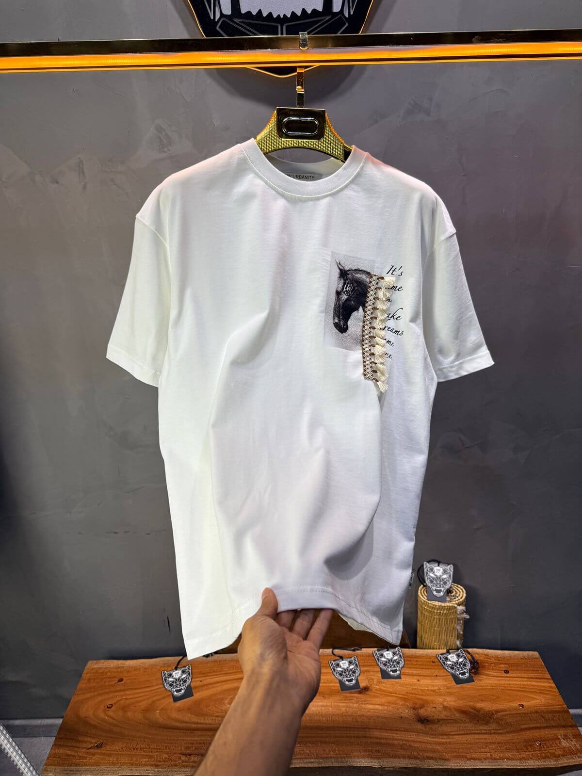 T-Shirt Oversize Blanc 5106