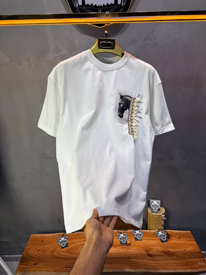 T-Shirt Oversize Blanc 5106