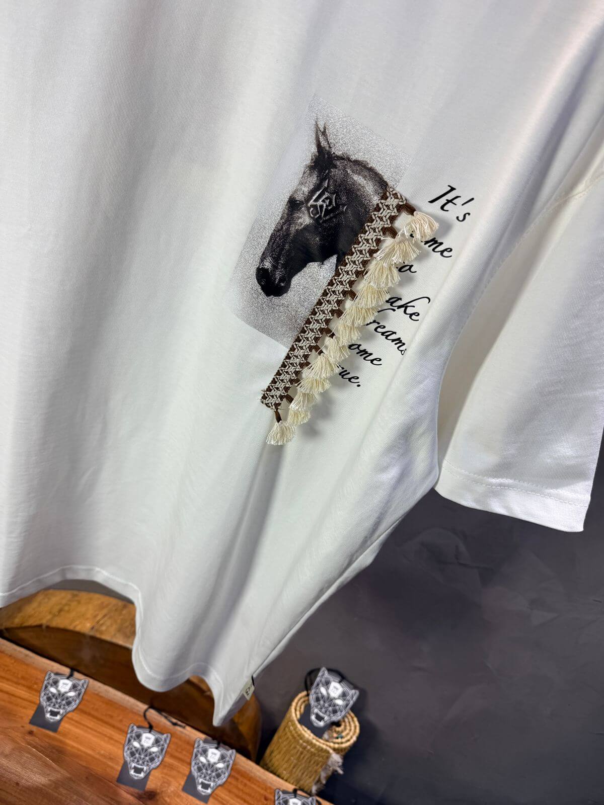 T-Shirt Oversize Blanc 5106