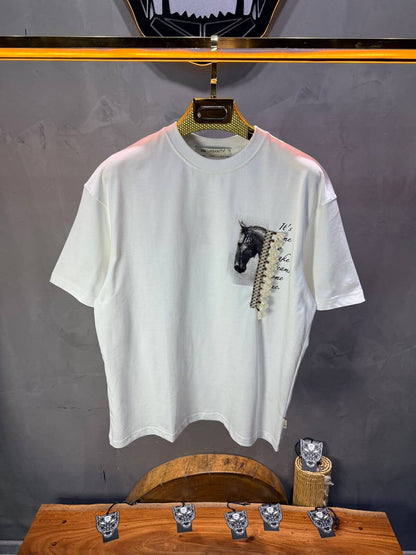 T-Shirt Oversize Blanc 5106
