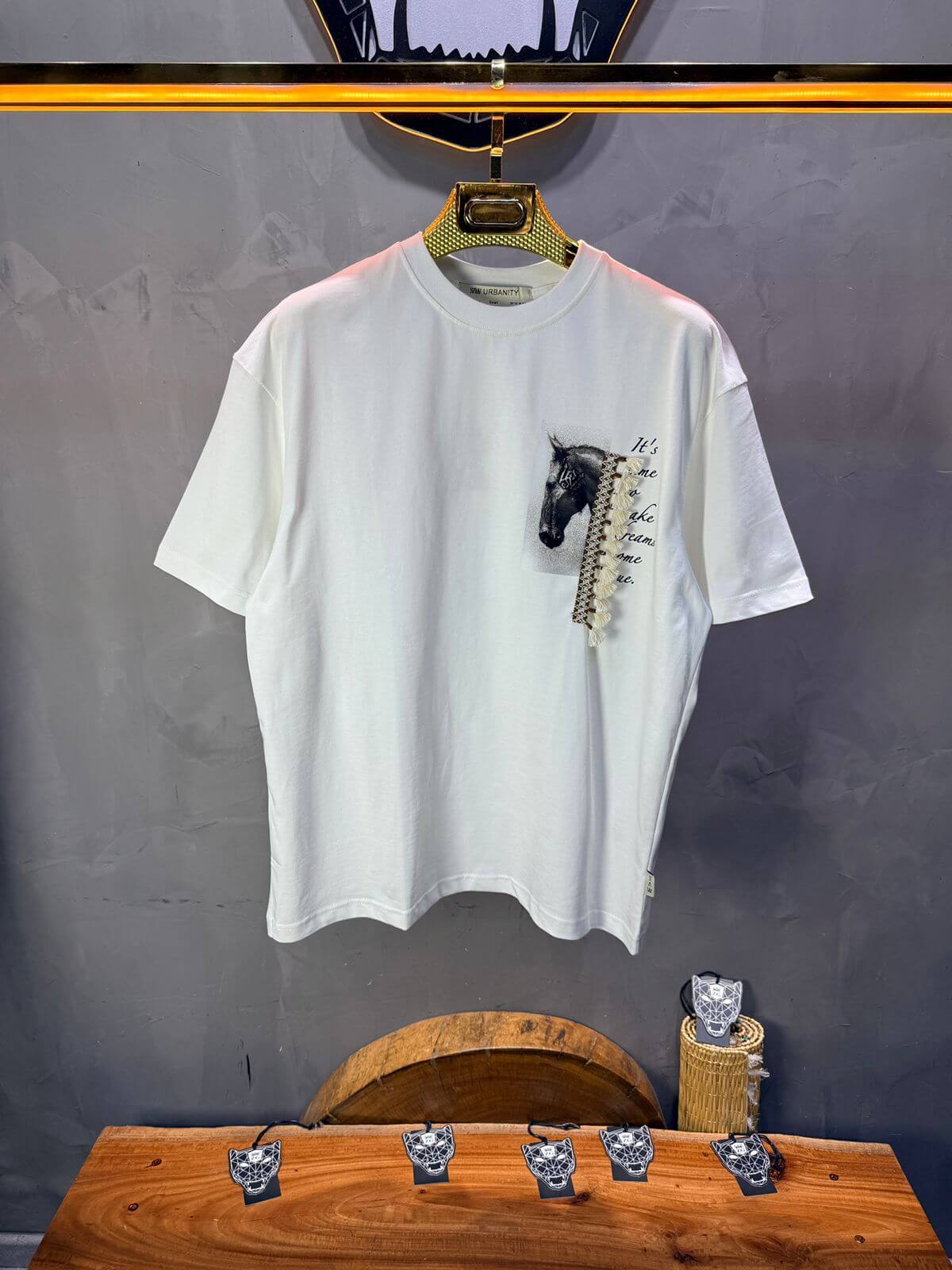 T-Shirt Oversize Blanc 5106