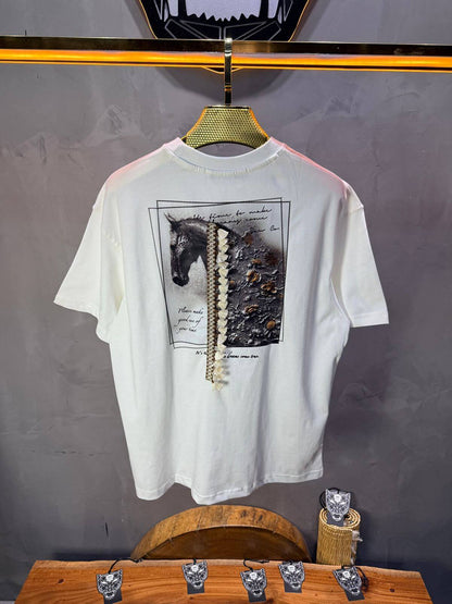 T-Shirt Oversize Blanc 5106
