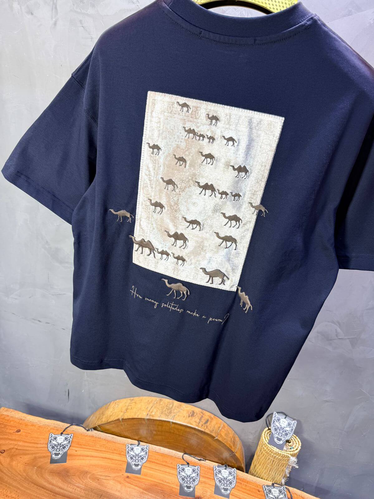 T-Shirt Oversize Navy Blue 5153