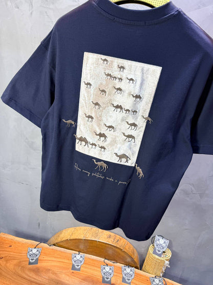 T-Shirt Oversize Navy Blue 5153