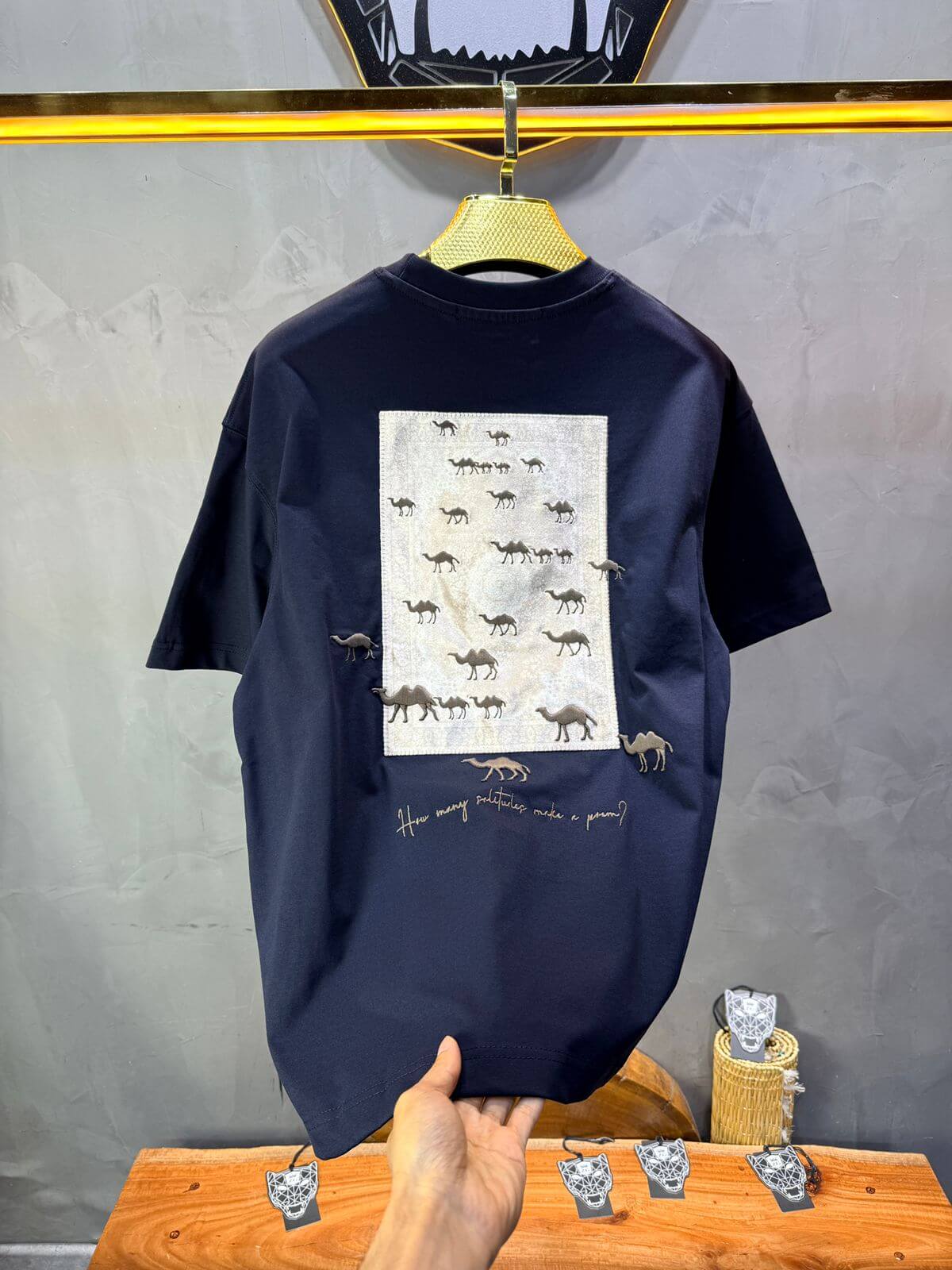 T-Shirt Oversize Navy Blue 5153