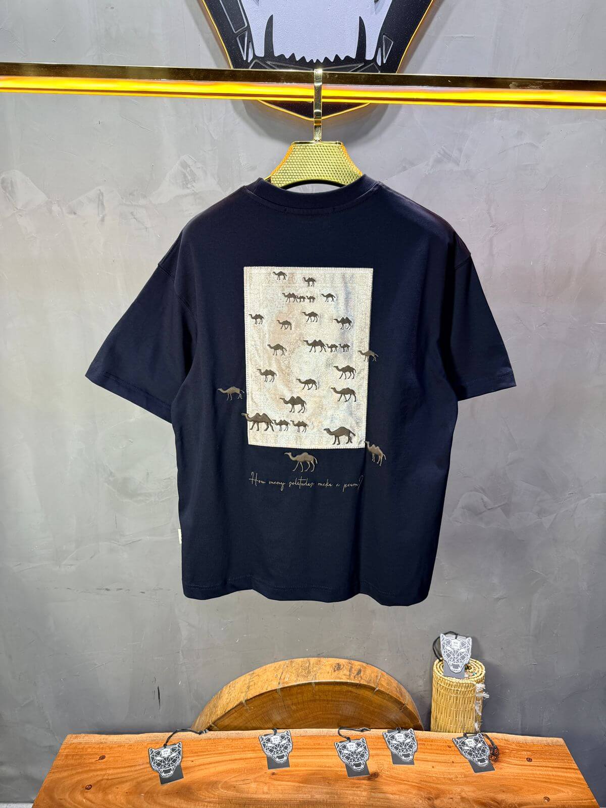 T-Shirt Oversize Navy Blue 5153