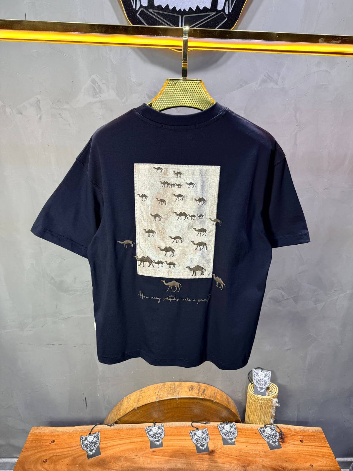 T-Shirt Oversize Navy Blue 5153