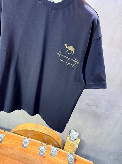 T-Shirt Oversize Navy Blue 5153