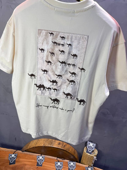 T-Shirt Oversize Beige 5153