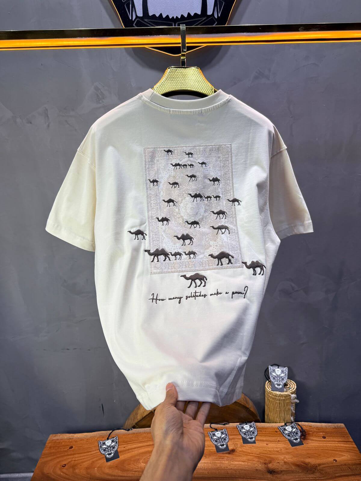 T-Shirt Oversize Beige 5153