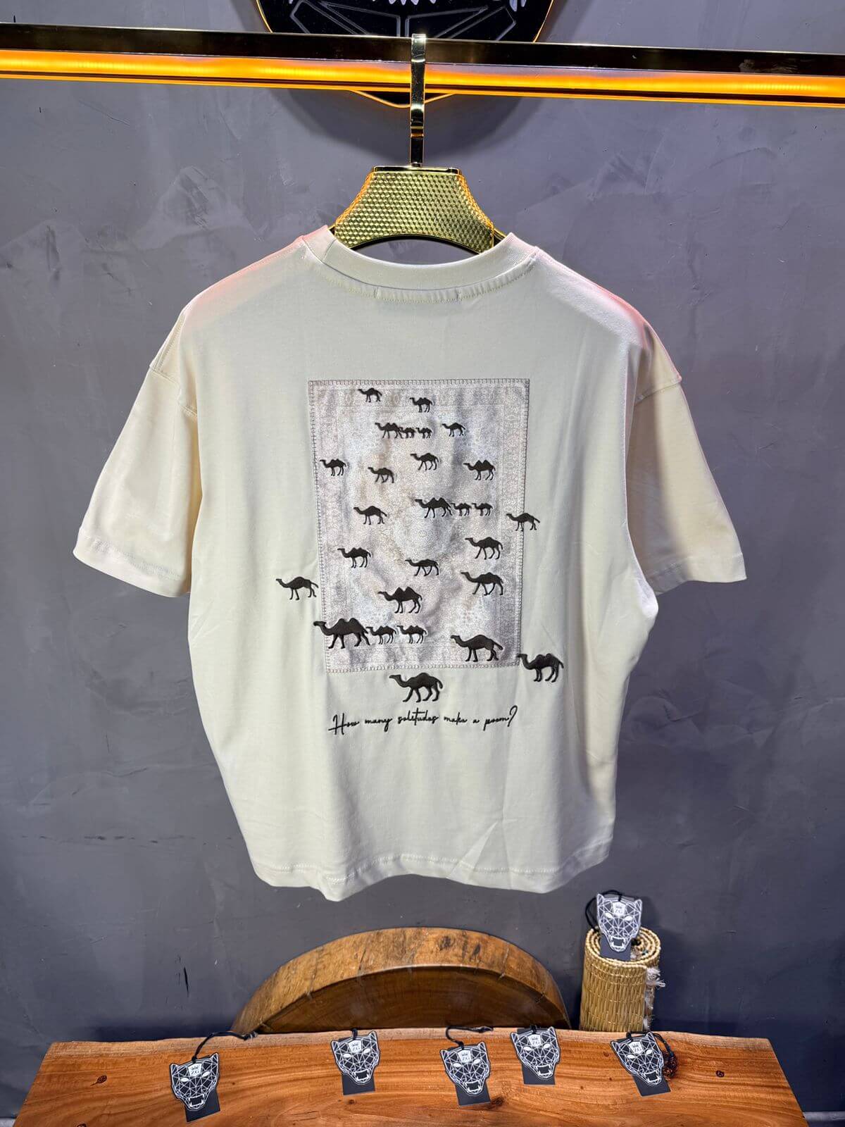T-Shirt Oversize Beige 5153
