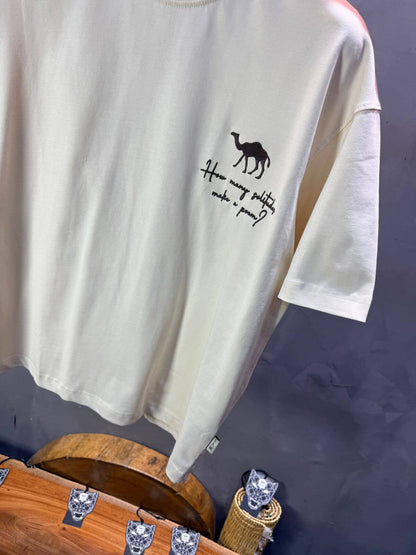T-Shirt Oversize Beige 5153