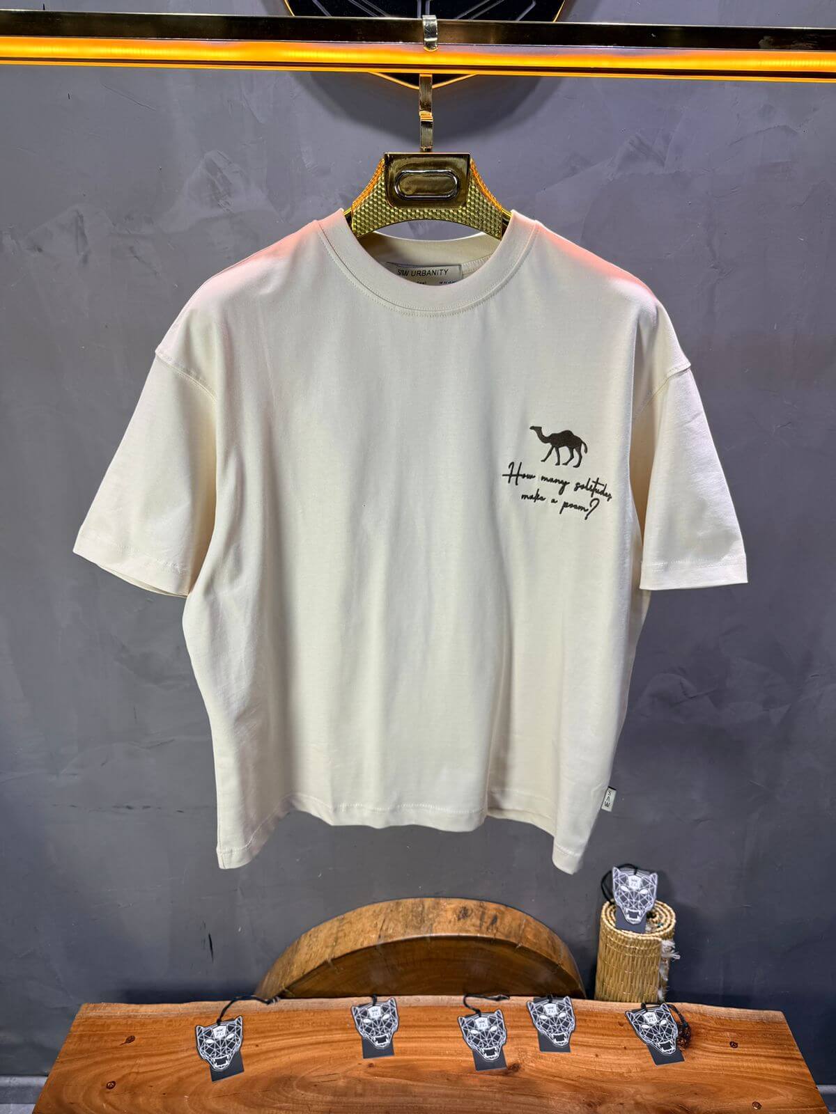 T-Shirt Oversize Beige 5153
