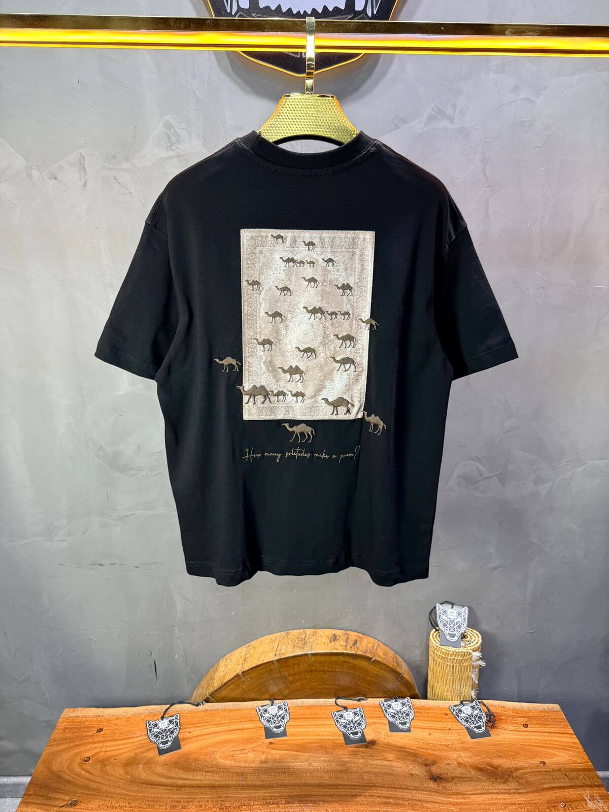 T-Shirt Oversize Noir 5153