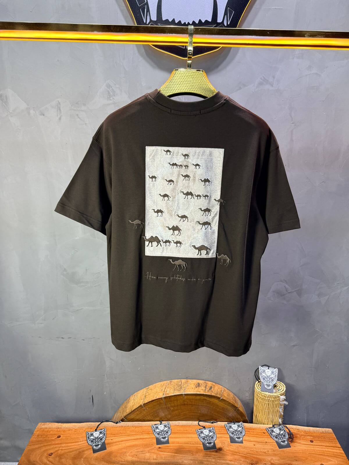T-Shirt Oversize Brown 5153