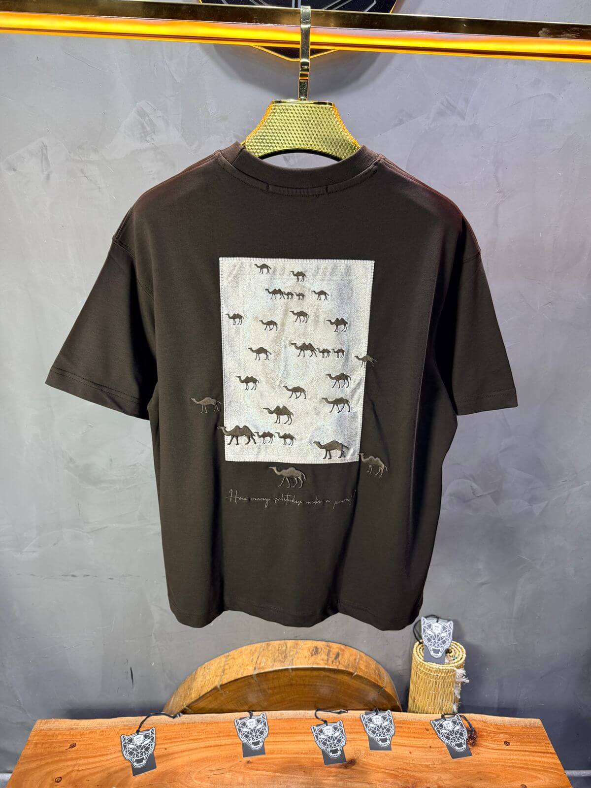 T-Shirt Oversize Brown 5153