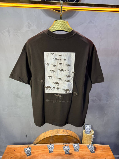 T-Shirt Oversize Brown 5153