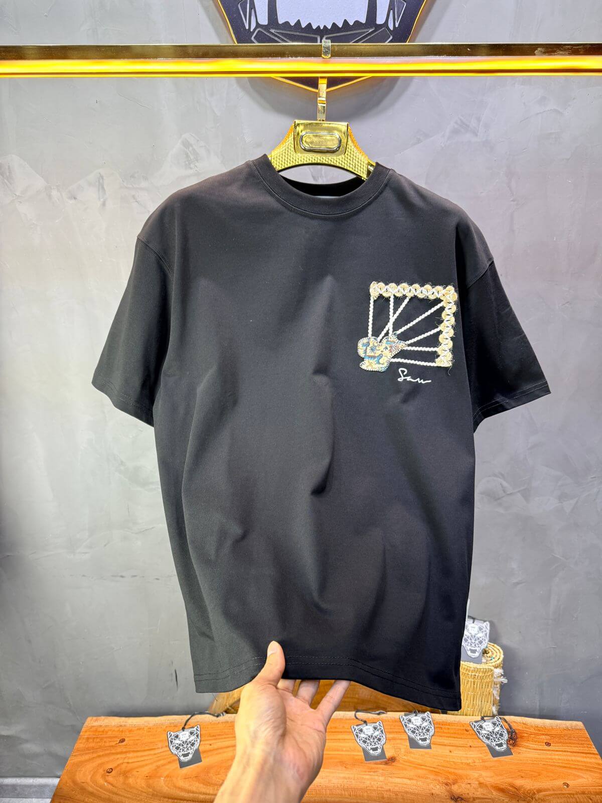 T-Shirt Oversize Noir 5063