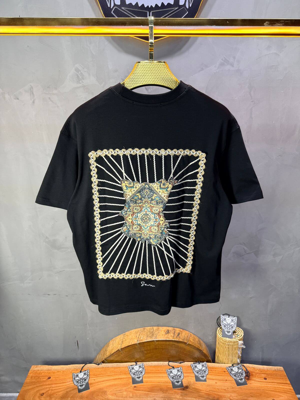 T-Shirt Oversize Noir 5063