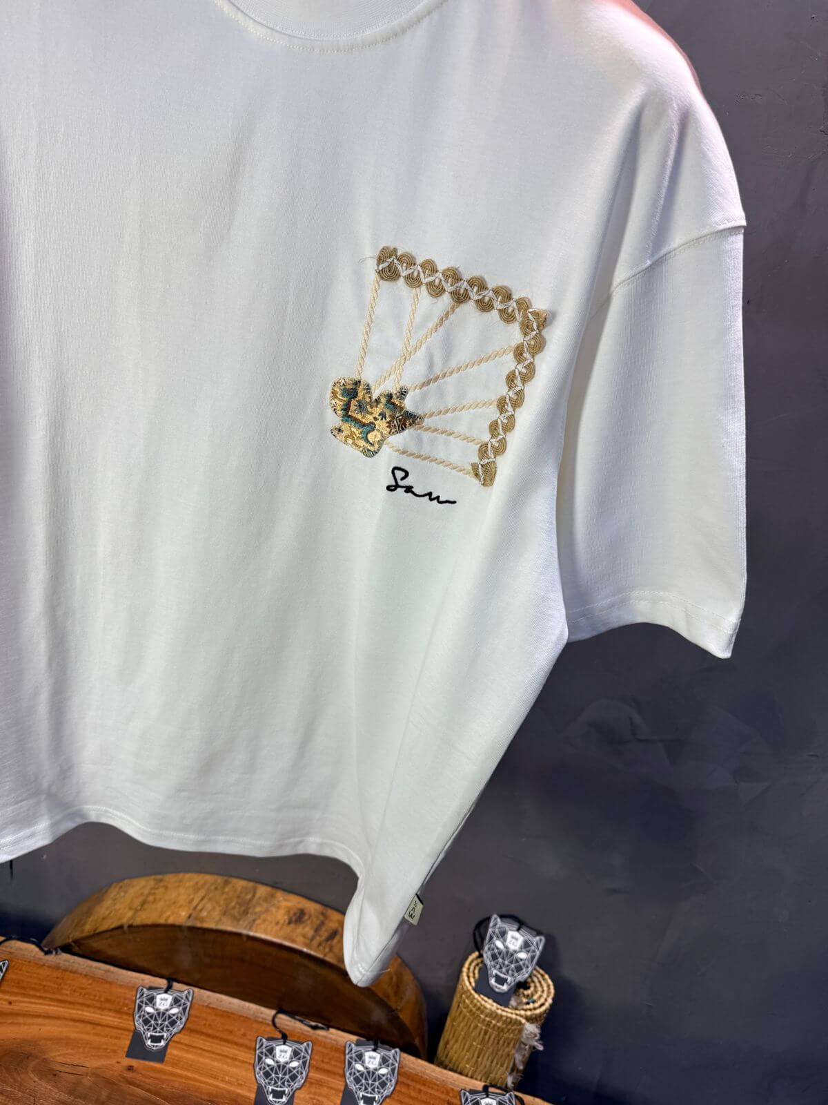 T-Shirt Oversize Blanc 5063