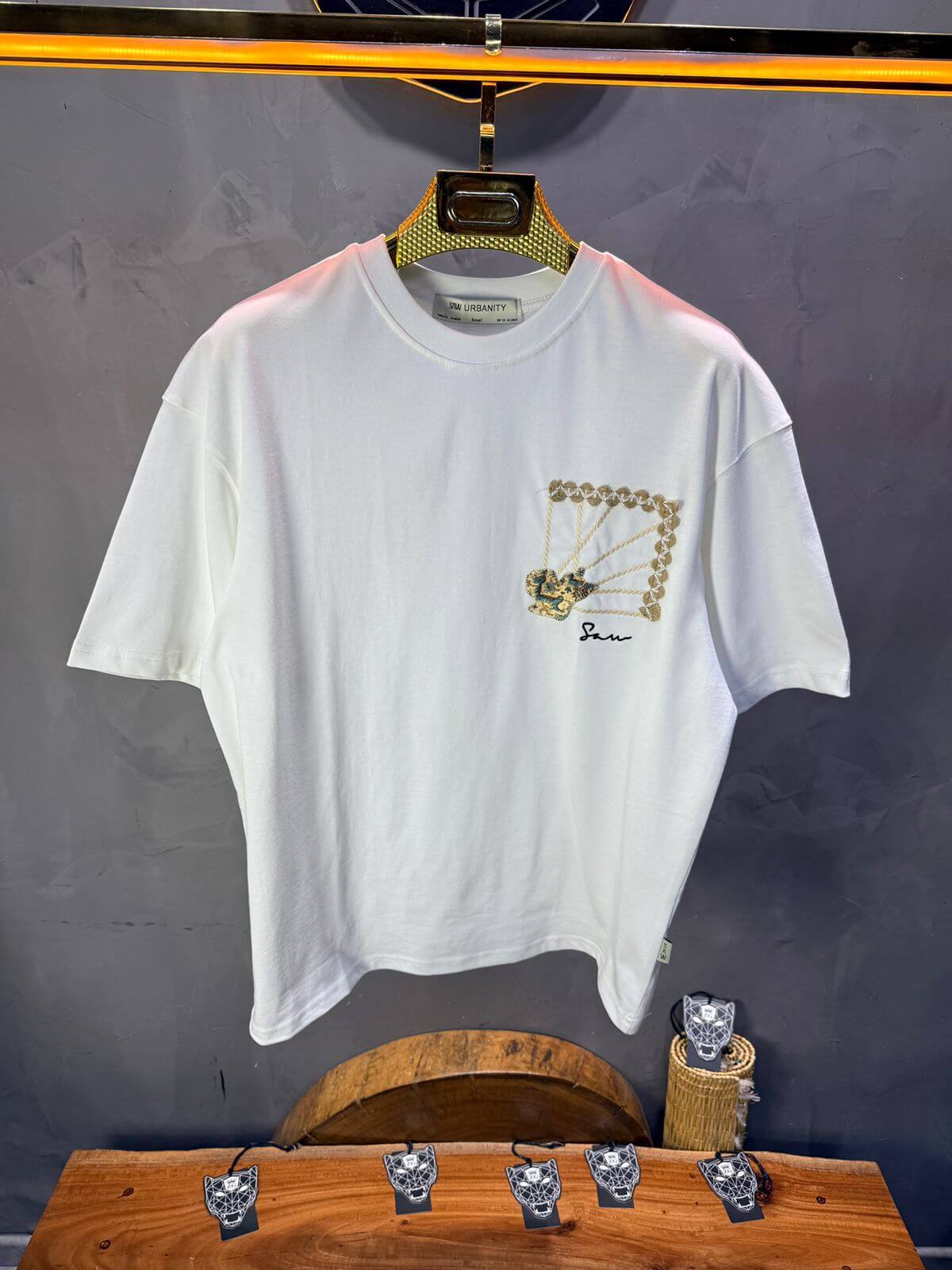 T-Shirt Oversize Blanc 5063