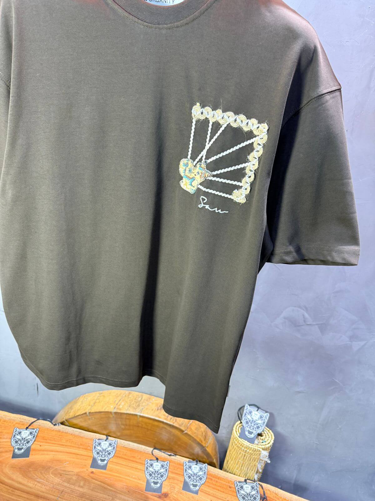 T-Shirt Oversize Brown 5063