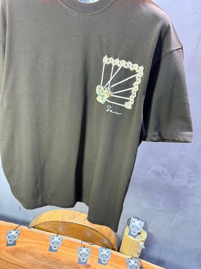 T-Shirt Oversize Brown 5063
