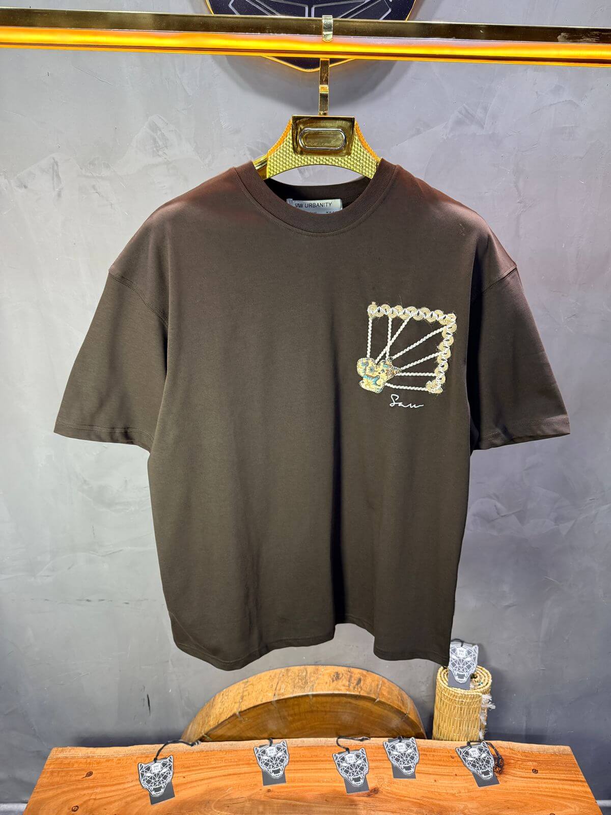 T-Shirt Oversize Brown 5063