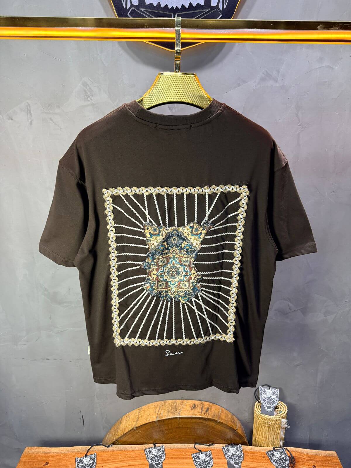 T-Shirt Oversize Brown 5063