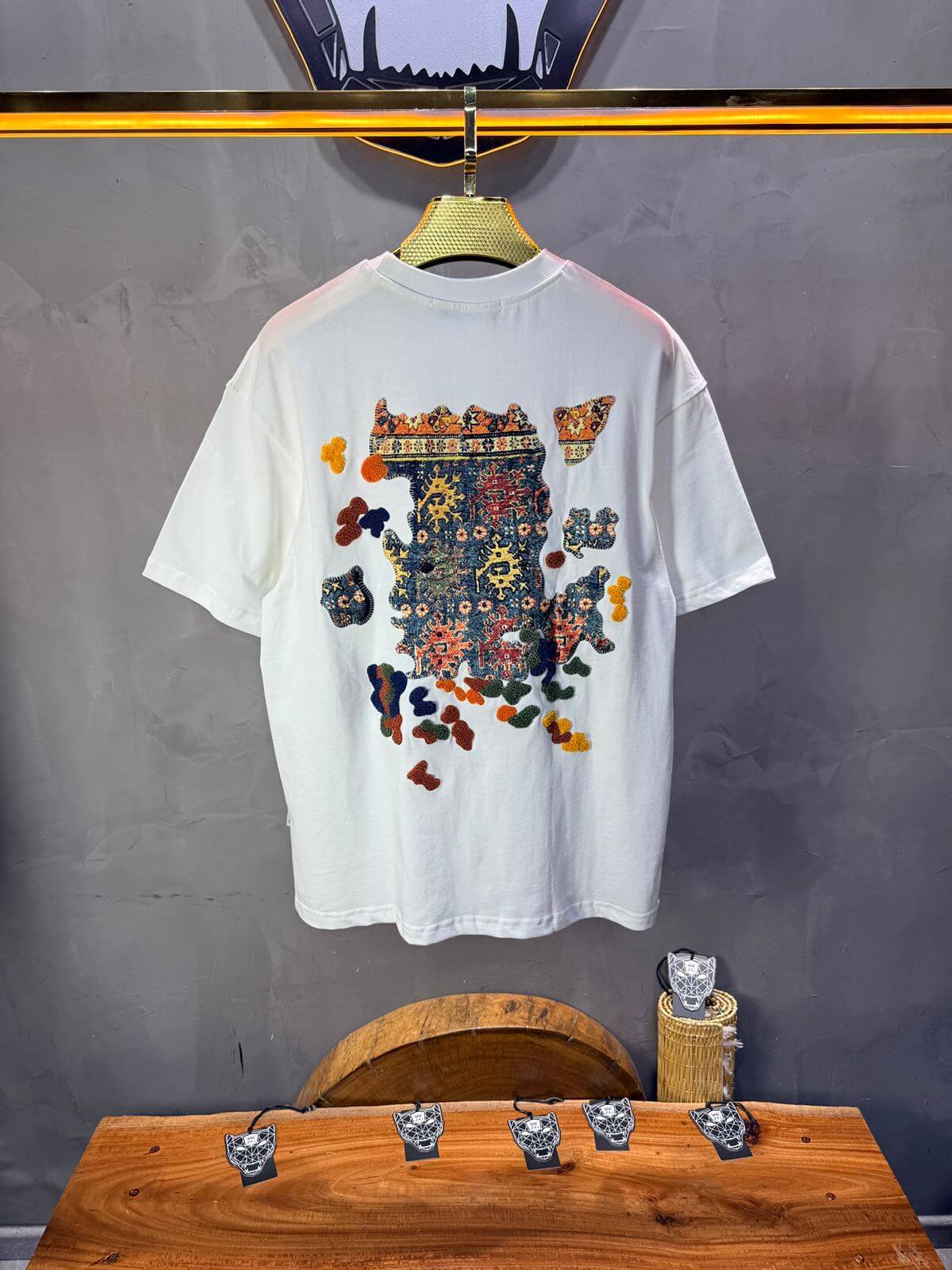 T-Shirt Oversize Blanc 5079