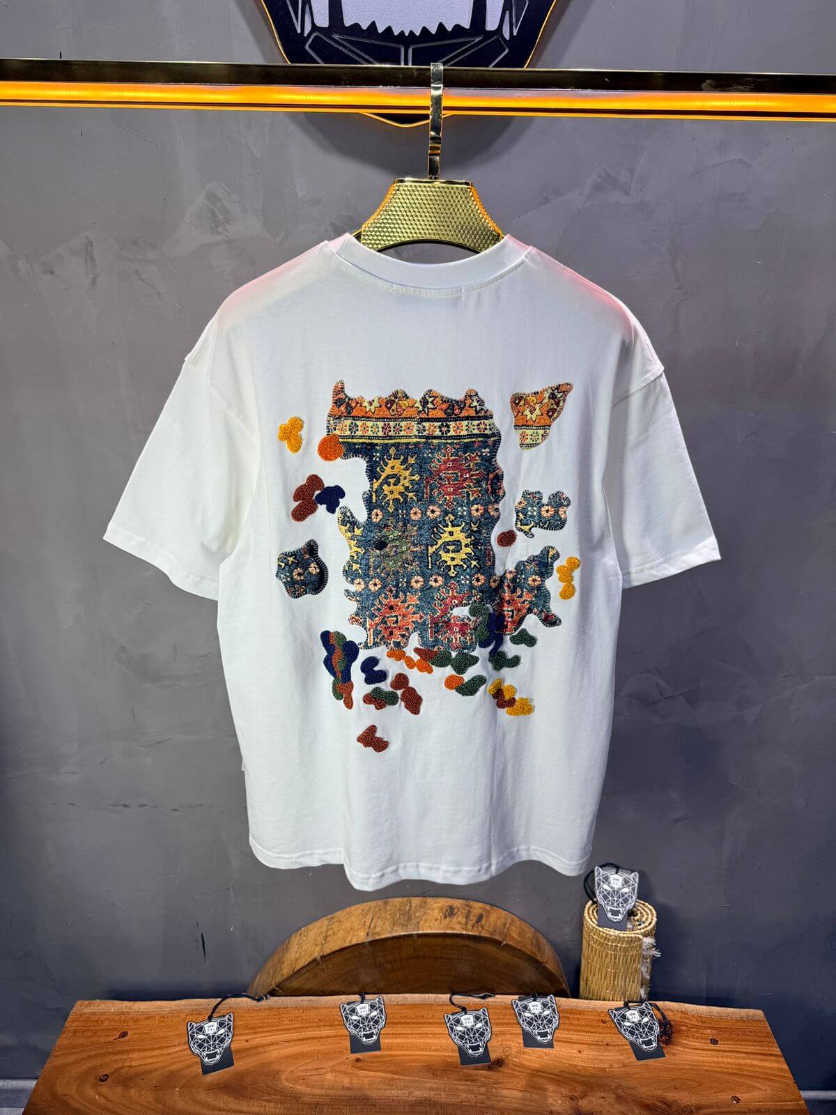 T-Shirt Oversize Blanc 5079