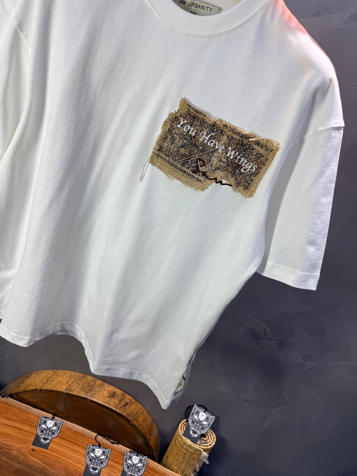 T-Shirt Oversize Blanc 5126