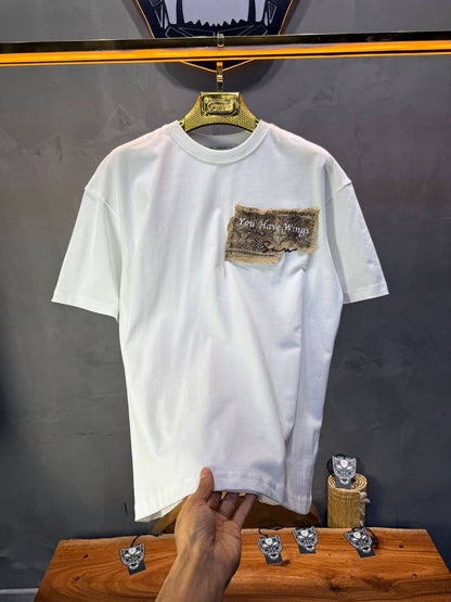 T-Shirt Oversize Blanc 5126