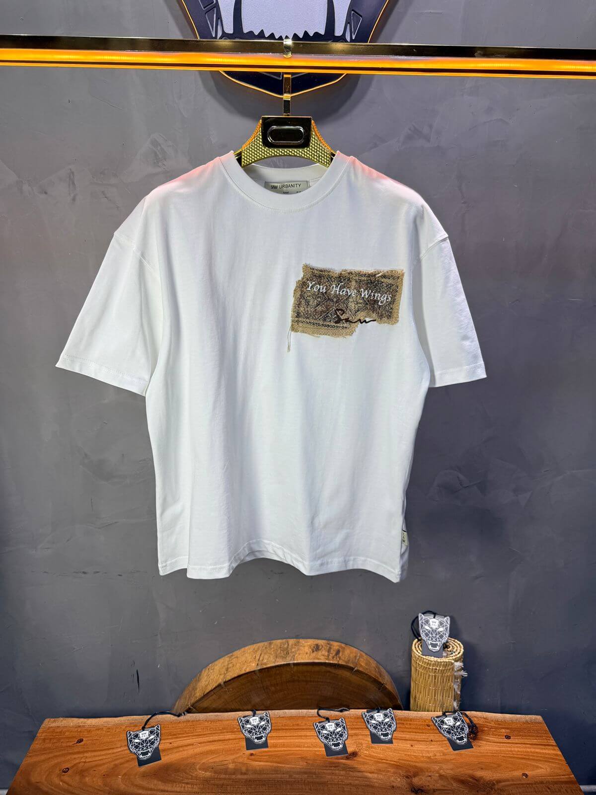 T-Shirt Oversize Blanc 5126