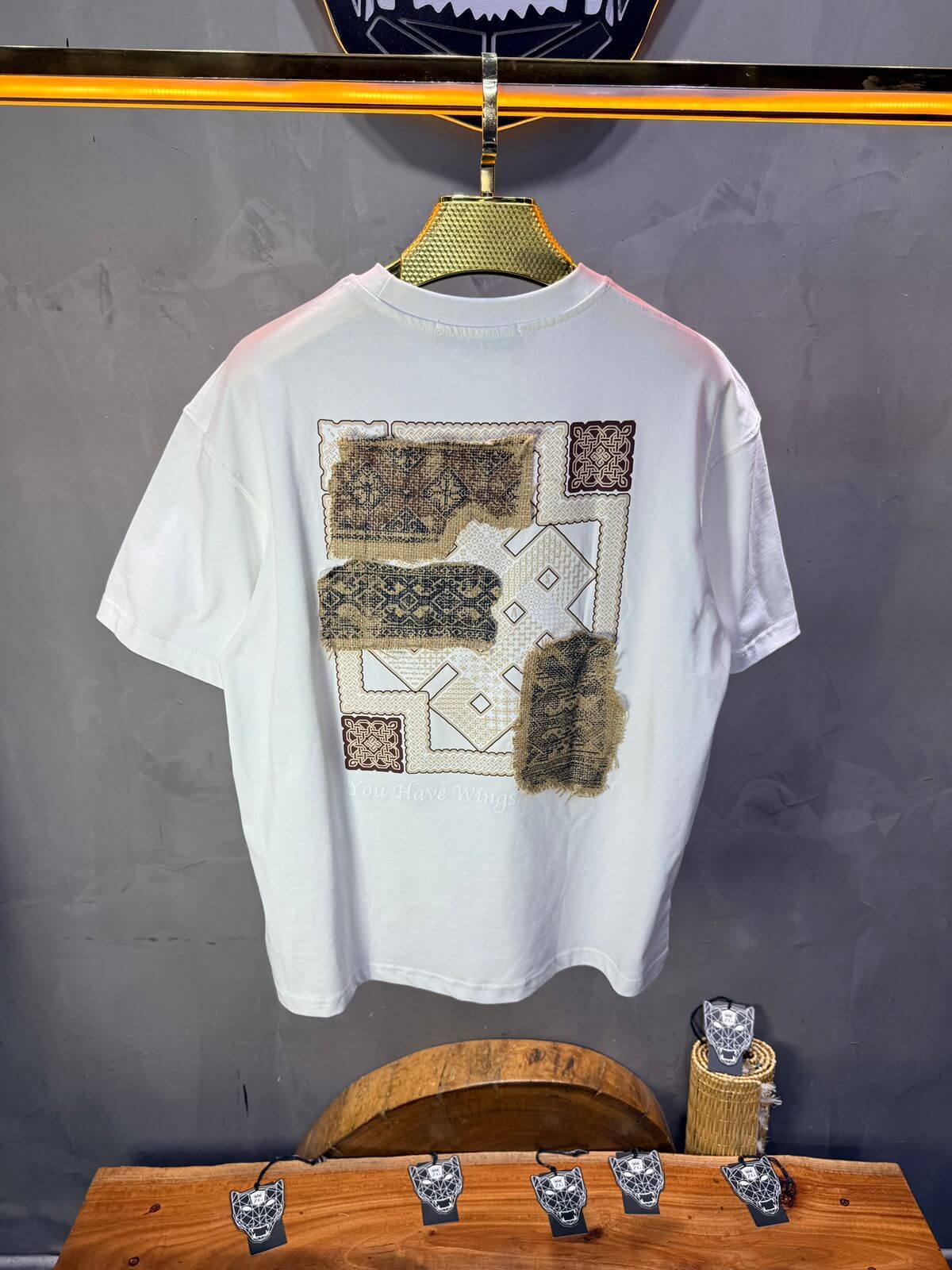 T-Shirt Oversize Blanc 5126
