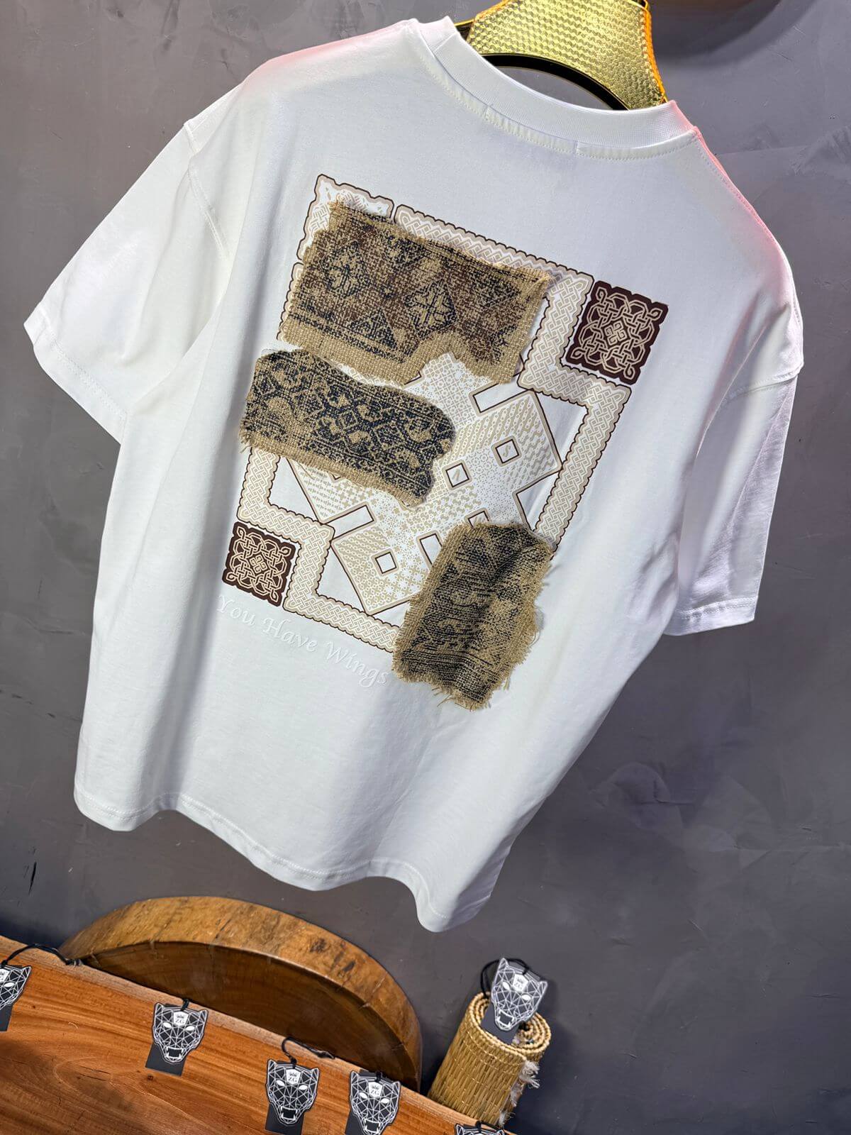 T-Shirt Oversize Blanc 5126