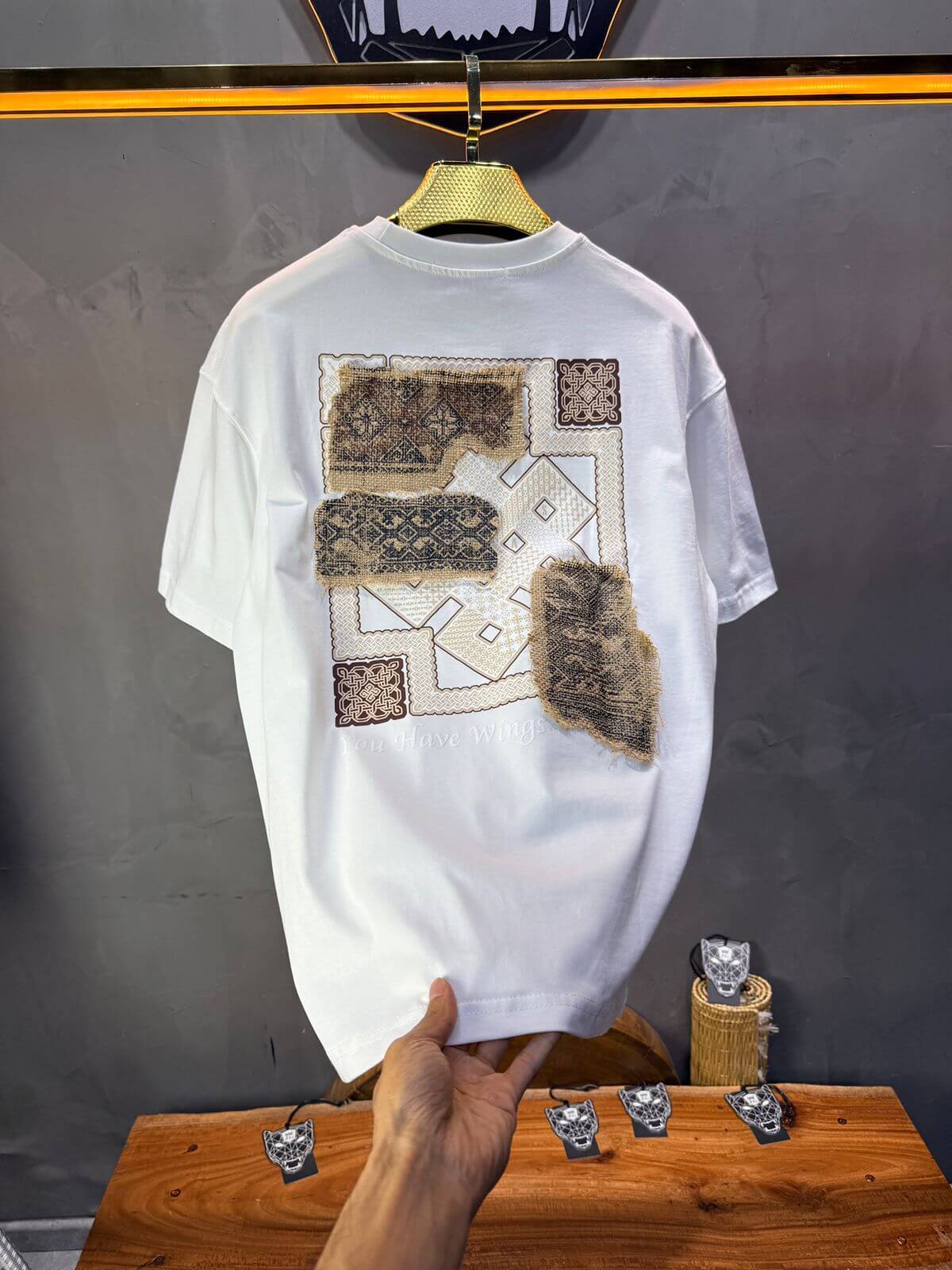 T-Shirt Oversize Blanc 5126