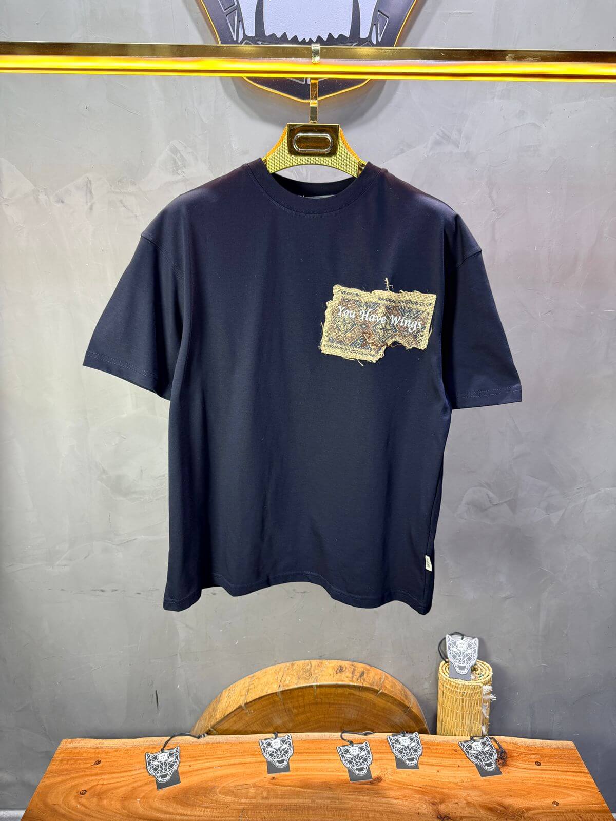 T-Shirt Oversize Navy Blue 5126