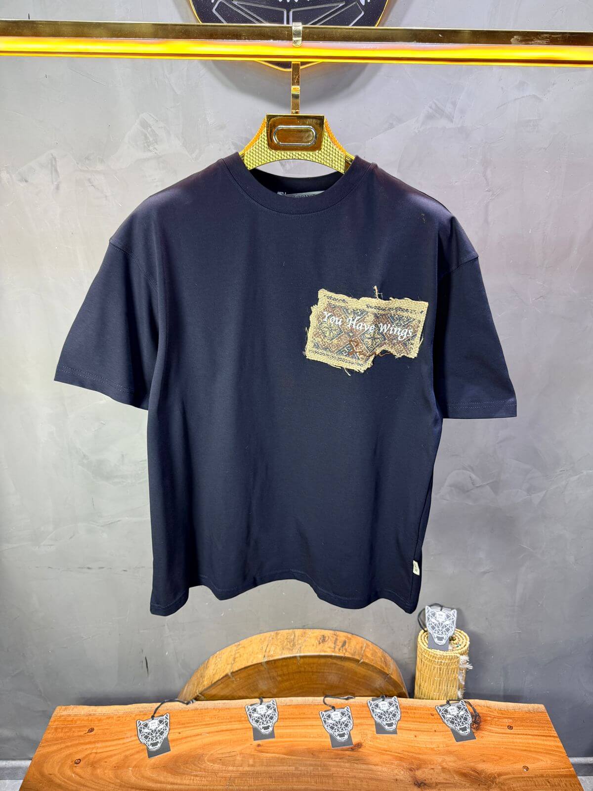 T-Shirt Oversize Navy Blue 5126