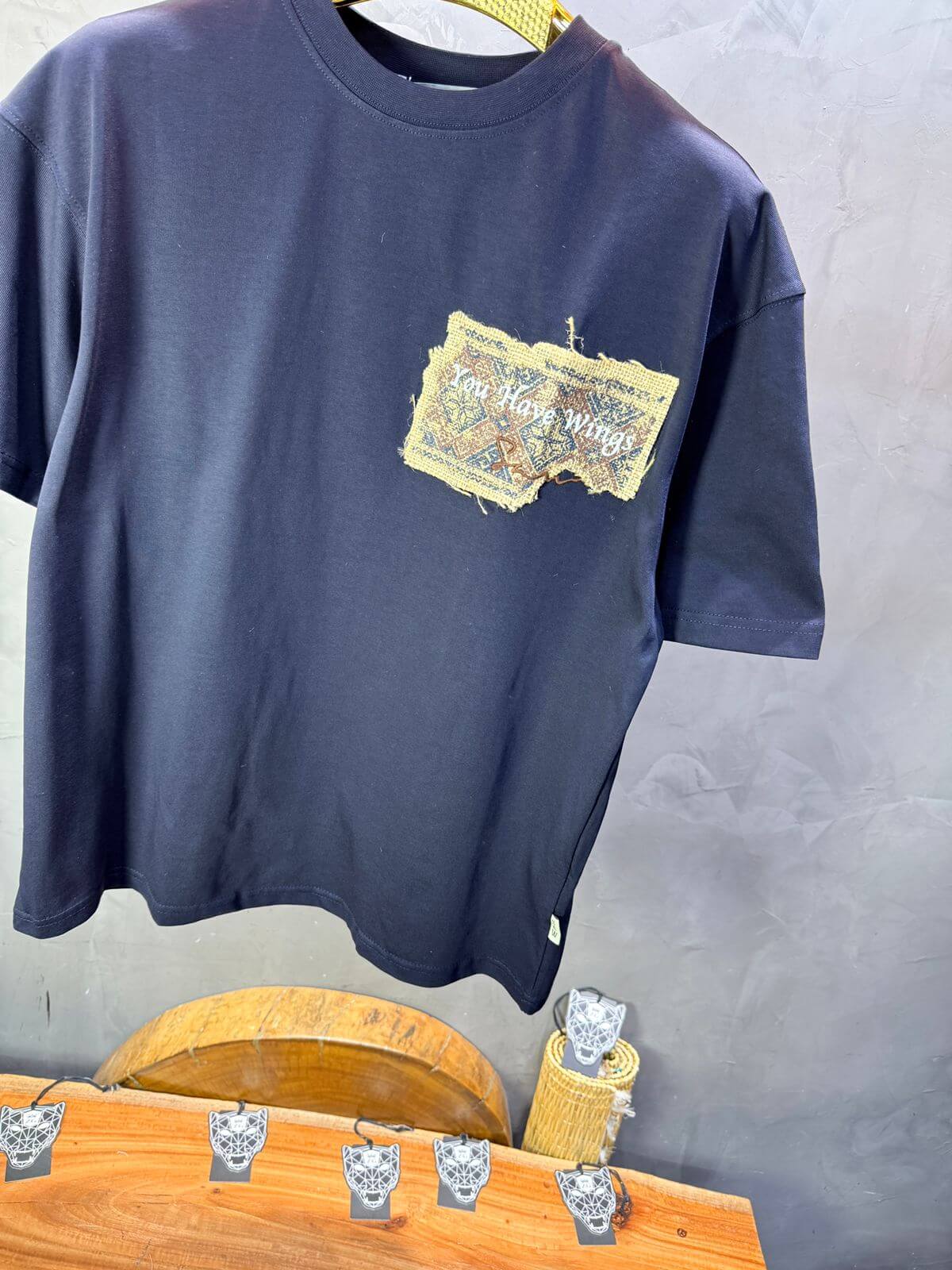 T-Shirt Oversize Navy Blue 5126