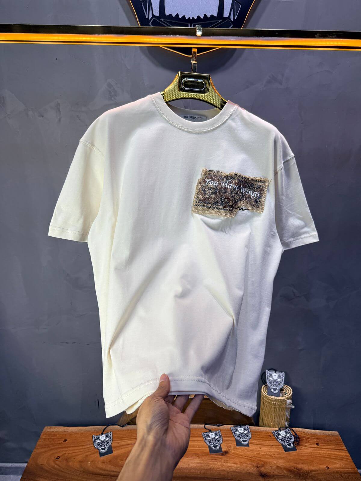 T-Shirt Oversize Beige 5126