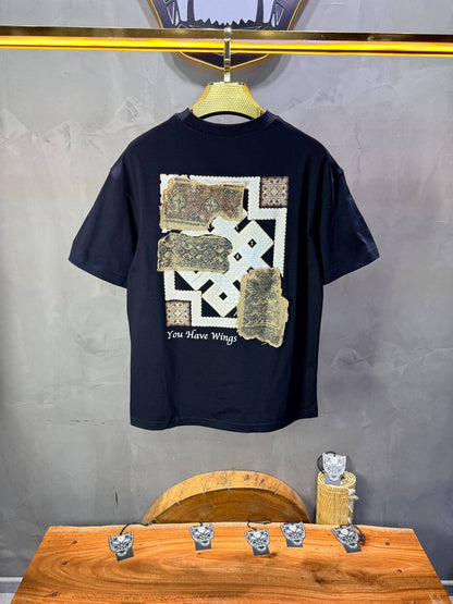 T-Shirt Oversize Navy Blue 5126