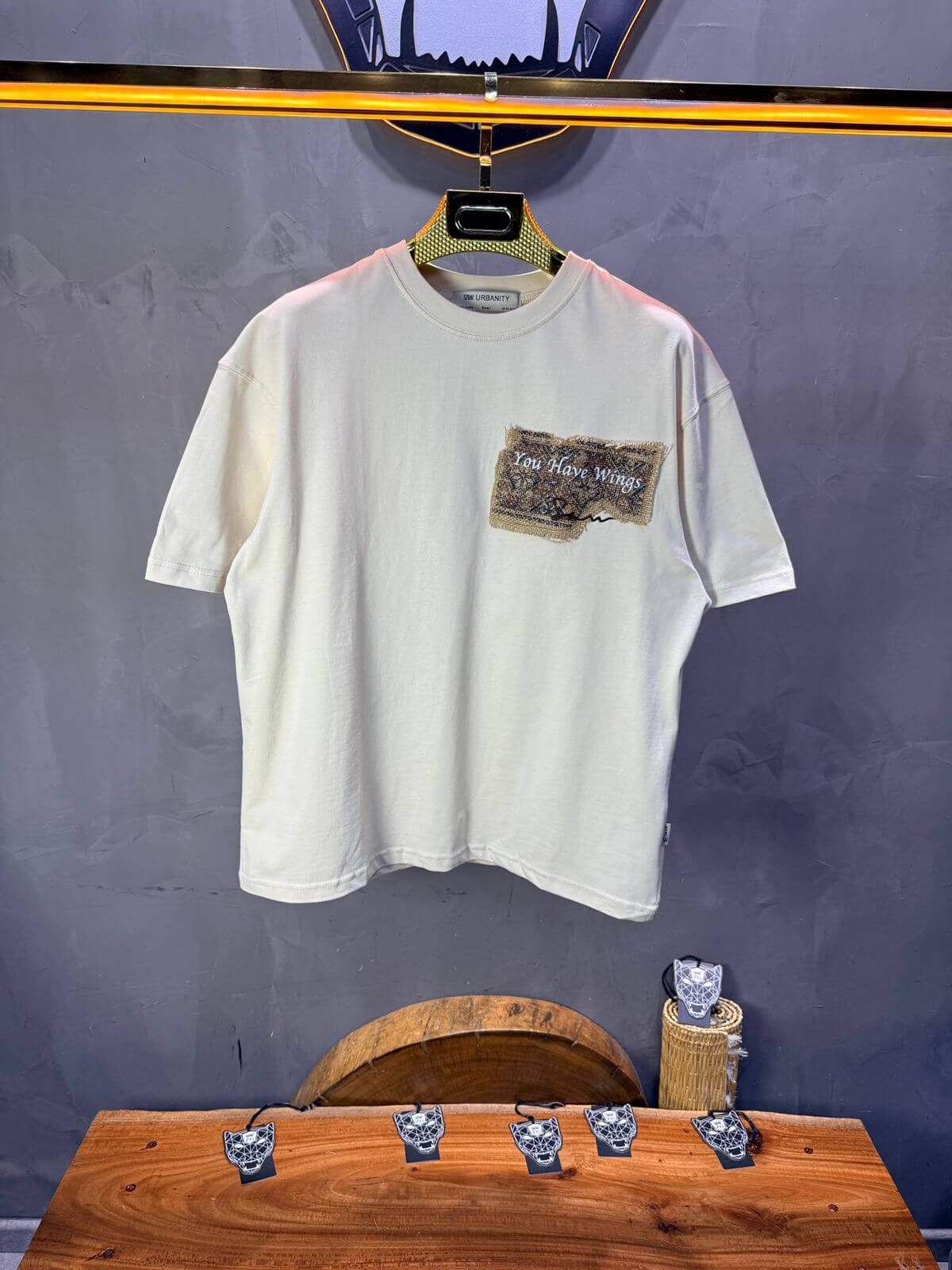 T-Shirt Oversize Beige 5126