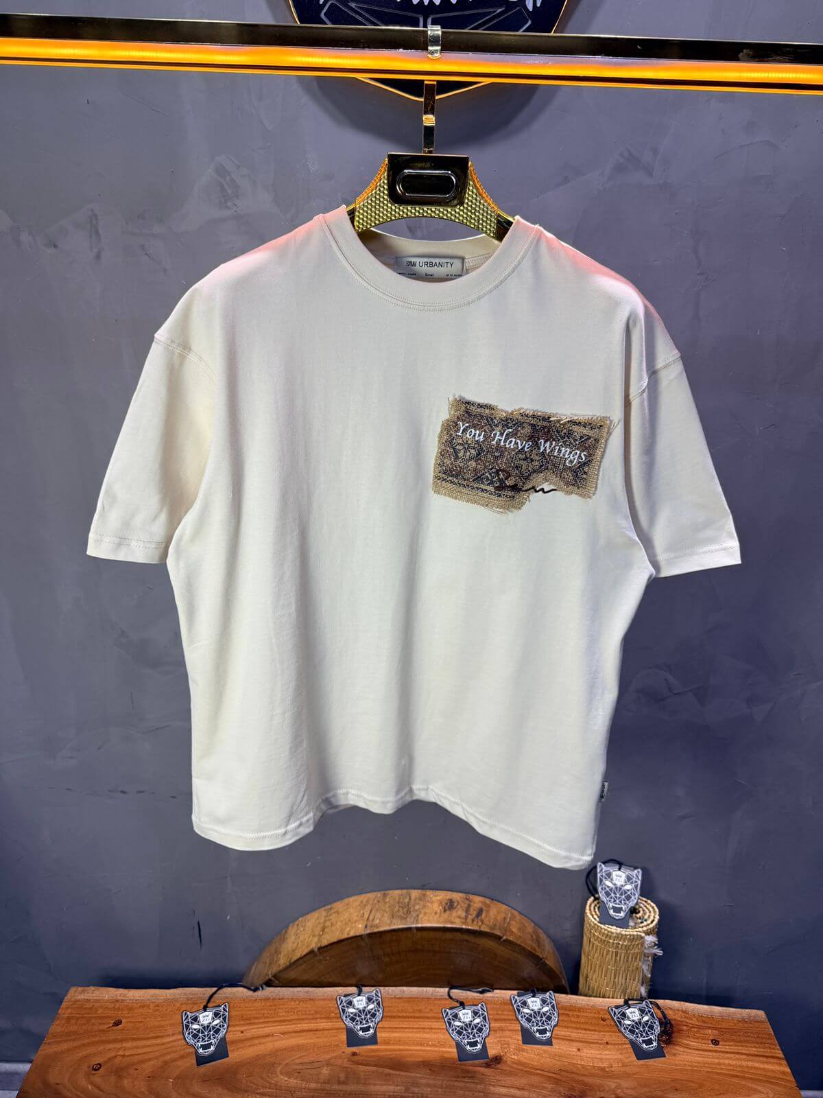 T-Shirt Oversize Beige 5126
