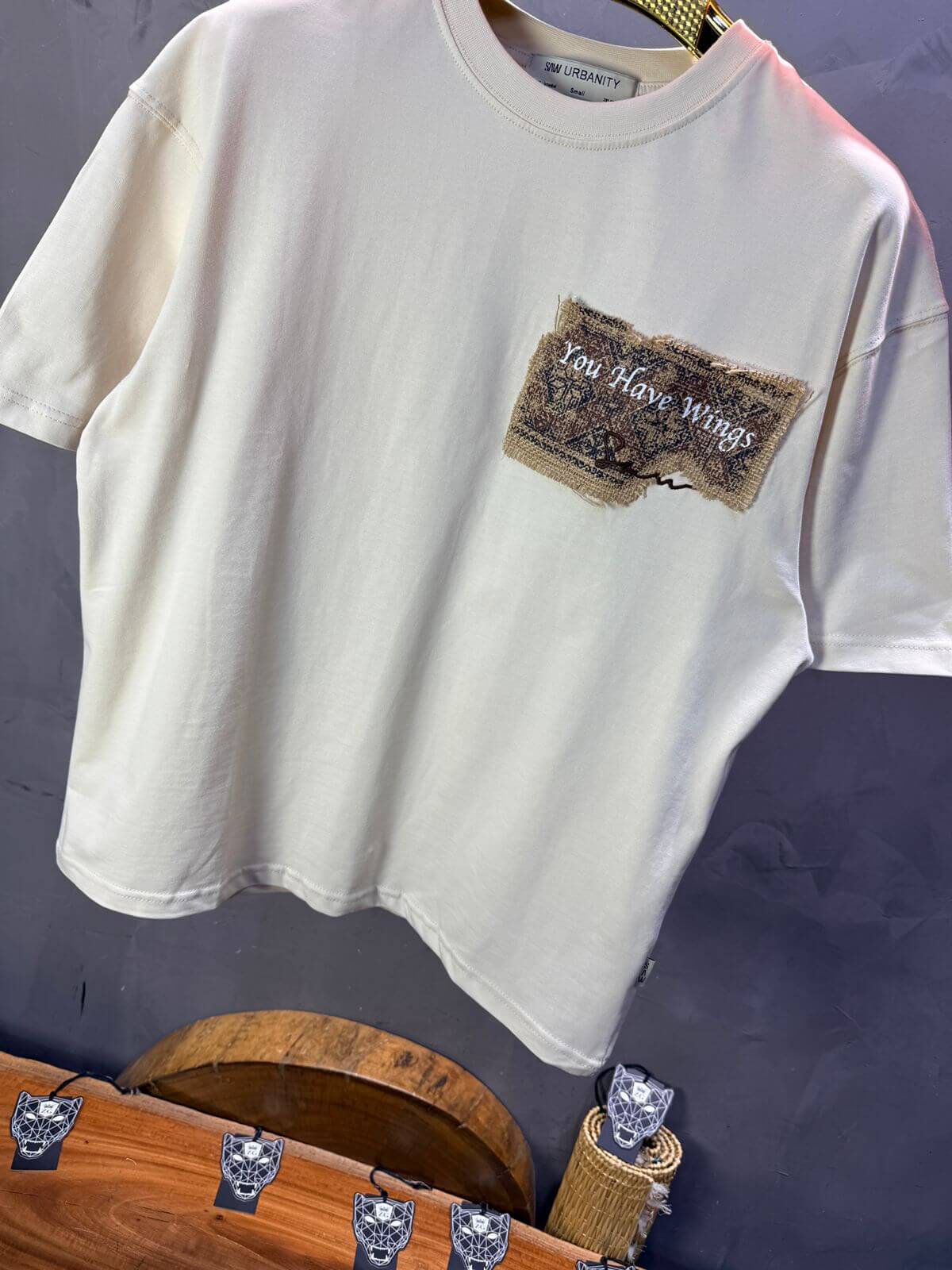 T-Shirt Oversize Beige 5126